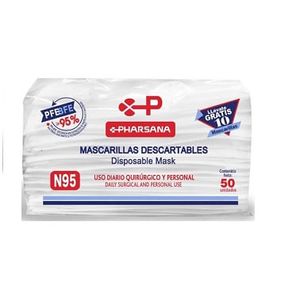 PHARSANA MASCARILLA DESCARTABLES X50