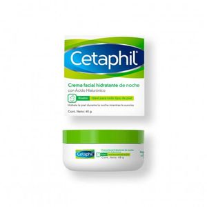 CETAPHIL CREMA FACIAL DE NOCHE CON ÁCIDO HIALURÓNICO 48G