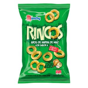 MUNCHY RINGOS CEBOLLA Y PEREJIL 62 GR