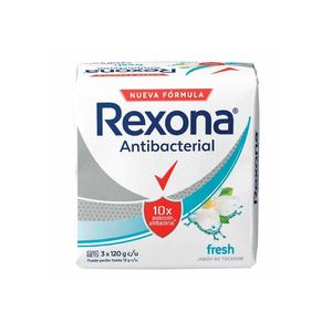 REXONA JABON ANTIBACTERIAL FRESH 120G X3
