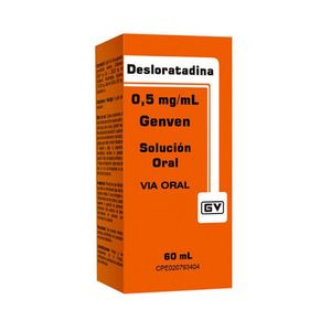 DESLORATADINA  0.5MG/ML X 60 ML JARABE GENVEN