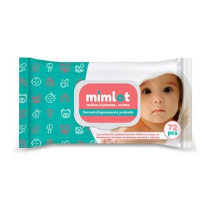 MIMLOT TOALLA HÚMEDA PARA BEBE CALOE VERA X72