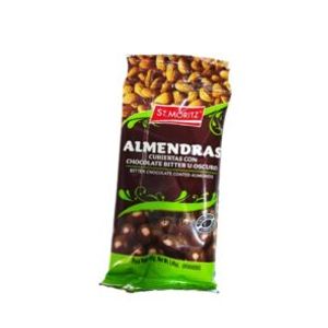 ST MORITZ ALMENDRAS CON  CHOCOLATE BITTER 40 GR