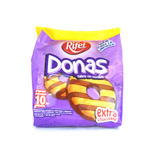 RIFEL GALLETAS DONAS EXTRA CHOCOLATE X10