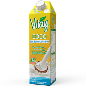 VILAY LECHE COCO SIN AZUCAR 1LT