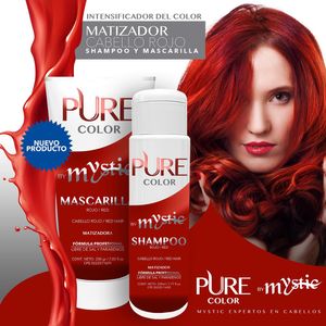 MYSTIC PURE COLOR MASCARILLA PARA  MATIZADO  ROJO 200 GR