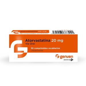 ATORVASTATINA  20 MG X30 COMPRIMIDOS GENVEN