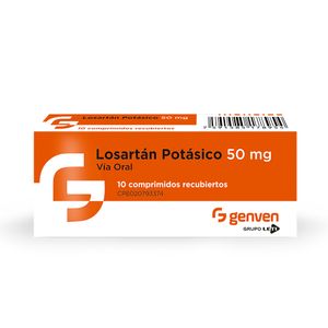LOSARTAN POTASICO   50 MG X10 COMPRIMIDOS GENVEN