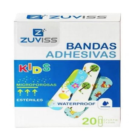 ZUVISS BANDAS ADHESIVAS KIDS X20