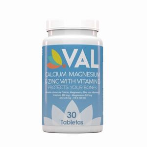 VAL CALCIO-MAGNESIO-ZINC-VIT.D  X30 TABLETAS