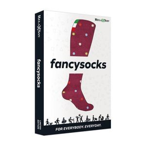 RELAXSAN MEDIA ALGODON FANCY 15 21 RUBI L UNISEX