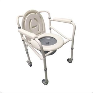 KP ASIENTO SANITARIO CON RUEDAS BLANCO