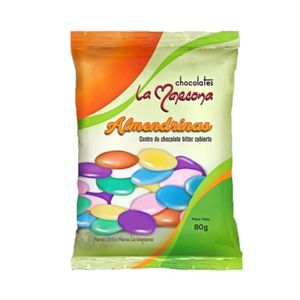 LA MARCONA ALMENDRINAS CON CHOCOLATE SURTIDAS  80 GR