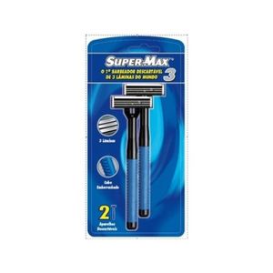 SUPER MAX  MAQUINA DESECHABLE  3 CABALERO X2