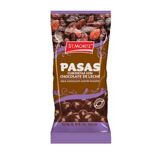 ST.MORITZ PASAS CON CHOCOLATE DE LECHE 40 GR