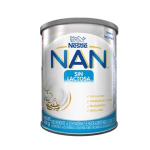 NESTLE NAN LECHE FORMULA SIN LACTOSA 400G