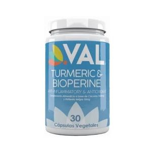 VAL CURCUMA TURMERIC+BIOPERINE X 30 CAPSULAS