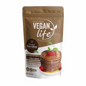 VEGAN LIFE MEZCLA PANQUECA CHOCO S/G 400G