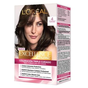 LOREAL TINTE KIT EXCELLENCE CASTAÑO 4.0