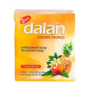DALAN JABON  GOLDEN TROPICAL  90 GR X3