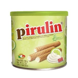 PIRULIN BARQUILLA RELLENA CON  CREMA SABOR A LIMON 190 GR