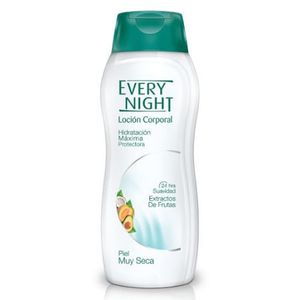 EVERY NIGHT CREMA PARA MASAJES PIEL SECA CON EXTRACTO DE FRUTAS 350 ML