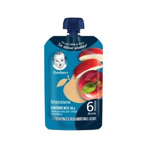 GERBER COLADO MANZANA POUCH 100G