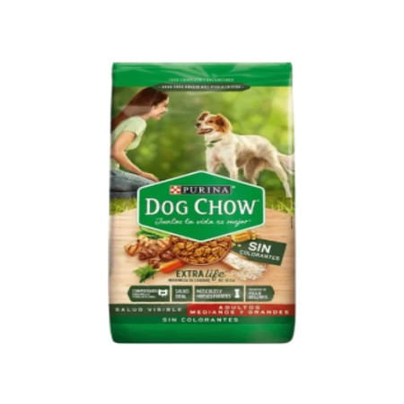 PURINA DOG CHOW ADULTO SIN COLORANTES MEDIANO GRANDE 2KG