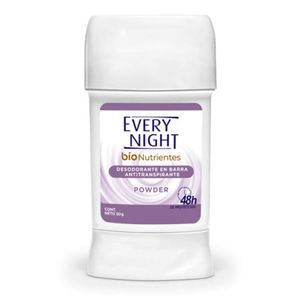 EVERY NIGHTDESODORANTE    BARRA BIO POWDER 50 GR