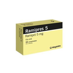 RAMIPRES  5 MG X 30 COMPRIMIDOS