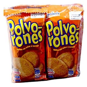 MARINELA POLVORONES SABOR NARANJA 300 GR