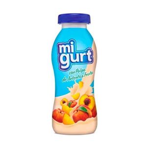 MIGURT YOGURT LIQUIDO SEMIDESCREMADO CON DURAZNO 250 GR
