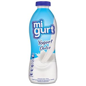 MIGURT YOGURT DULCE LIQUIDO SEMIDESCREMADO 750 GR