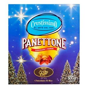 CRUSTISSIMO PANETTONE CHOCOLATE Y NUECES  500 GR