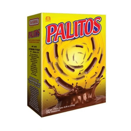 DANIBISK PALITOS GALL/CHOC. 240GR X8