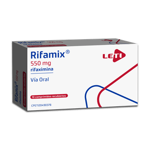 RIFAMIX 550 MG X10 COMPRIMIDOS RECUBIERTOS