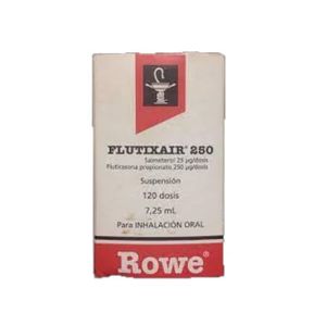 FLUTIXAIR 250 INHALADOR  25 ML X120 DOSIS