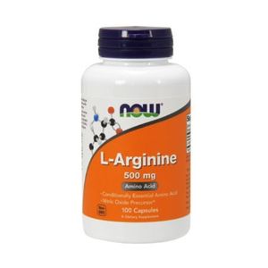 NOW L ARGININE  500 MG X100 CAPSULAS