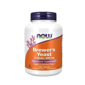NOW BREWERS YEAST  650 MG X200 TABLETAS