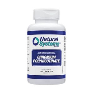 NATURALSYSTEMS CHROMIUM P   200 MCG X100 TABLETAS