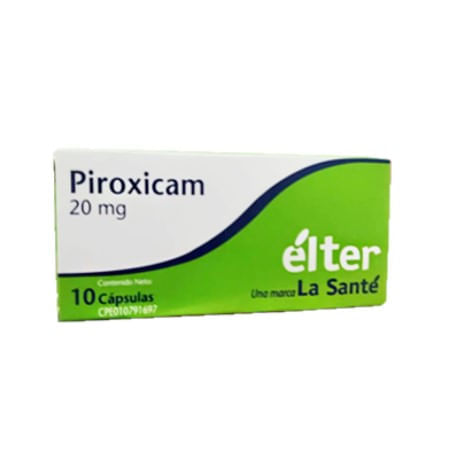 PIROXICAM ELT CAPS.20MGX10