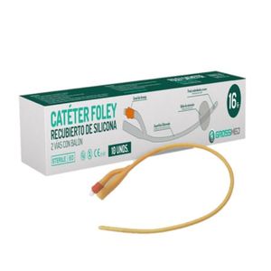 GROSSMED SONDA FOLEY  16 2 VIAS LATEX SILICONA