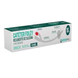 GROSSMED SONDA FOLEY  18 2 VIAS LATEX SILICONA
