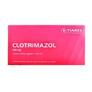 TIARES CLOTRIMAZOL KWA 100 MG X6 TABLETAS VAGINAL
