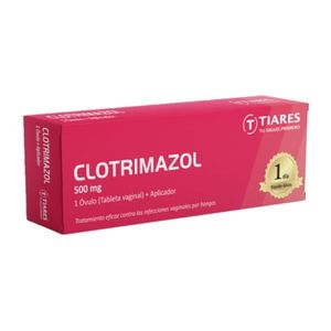 TIARES CLOTRIMAZOL KWA 500MG X1 TABLETAS VAGINAL