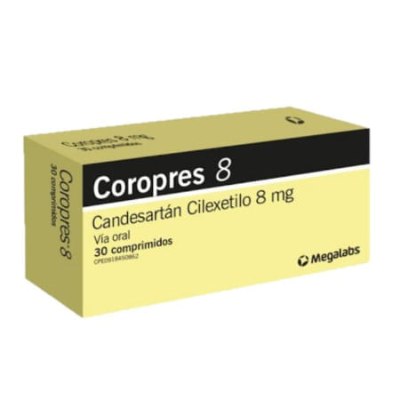 MEGALABS COROPRES COMPRIMIDOS 8MG X10.