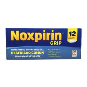 SIEGFRIED NOXPIRIN GRIPE  X12 TABLETAS