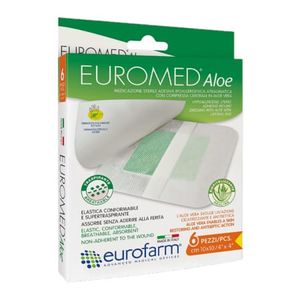 EUROFARM EUROMED ALOE 10X10 CM X6 UNIDADES