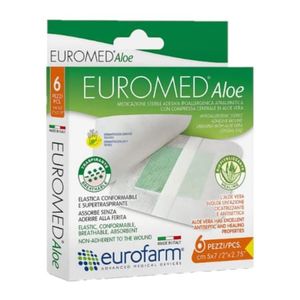 EUROFARM EUROMED ALOE 5 X7 CM X6 UNIDADES