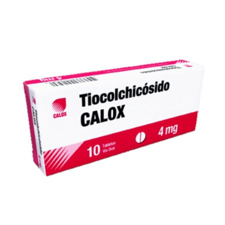 CALOX TIOCOLCHICOSIDO 4MG X 10 COMPRIMIDOS